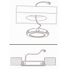 2er Set / Flache LED Einbauspots Mira / 12Volt / 2,4W / Kabelbaum / Stecker/ Verteilerleiste / LED Trafo vormontiert