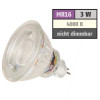 2er Set - LED Bad Einbaustrahler Aqua65 12V MR16 | IP65 | 3W 250lm | Mit LED Trafo