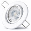 3er LED Einbaustrahler „Tomas“ – 12V, 3W, schwenkbar, GU5.3 MR16, inkl. AMP-System & Trafo