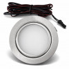 3er Set / Flache LED Einbauspots Milena / 12Volt / 3W / Kabelbaum / Stecker/ Verteilerleiste / LED Trafo vormontiert
