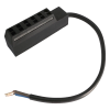 3er Set | Flache LED Möbel Einbauspots New Lina | 12V | 2W | LED Trafo | 72mm