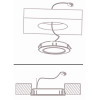 3er Set Flache LED-Möbel-Spots New Lina IP44, 12V, 2,2W, inklusive Plug & Play Trafo. Chrom