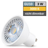 3Watt | MCOB LED Leuchtmittel 230Volt | WARMWEISS | 250 Lumen | Sockel Gu10