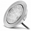 4 Stück LED Möbel Einbauleuchten 12V | 3W | Einbautiefe 12mm | Loch = 55 - 60 mm