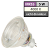 4er Set - LED Bad Einbaustrahler Aqua65 12V MR16 | IP65 | 5W 400lm | Mit LED Trafo