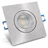 5W LED Bad Einbaustrahler Marin | 12V | IP44 | Eckig | Klares Schutzglas | Ohne Transformator