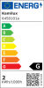 6er Set | Flache LED Möbel Einbauspots New Lina | 12V | 2W | LED Trafo | 72mm