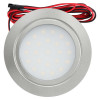 7 Stück Flache LED Möbel-Einbaustrahler Mila 12V - 2,4W - 2 x LED Trafos