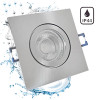 7W LED Bad Einbaustrahler Marin 230 Volt / 90 x 90 mm / IP44 / Quadratisch / 550 Lumen