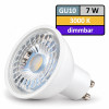 7Watt / LED Leuchtmittel Gu10 / DIMMBAR / 3000k / 450lm / 230Volt / Warm-Weiß