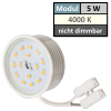 85mm IP44 LED Bad Einbauspots | 230V | 5W | Loch = 60 - 70mm | Schraubadapter