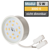85mm IP44 LED Bad Einbauspots | 230V | 5W | Loch = 60 - 70mm | Schraubadapter