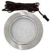 9 Stück Flache LED Möbel-Einbaustrahler Mila 12V - 2,4W - 2 x LED Trafos