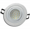 SMD LED Einbaustrahler Sandy / 3 - Stufen Dimmbar per Lichtschalter / 230Volt / 5W / Aluminium