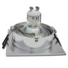 SMD LED Einbaustrahler / 230Volt / 3Watt / Aluminium / Drehbar / Eckig
