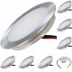 7er Set SMD Bodeneinbauspots 12Volt + LED Rundtrafo. Für Laminat, Parkett, Fliesen usw. Begehbar - IP67. Abwaschbar.