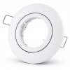 Decken Einbaufassung Timo 12V und 230V, OHNE Leuchtmittel, Schwenkbar