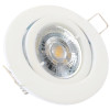 Einbauleuchte Timo / 230V / MCOB LED / 7Watt / DIMMBAR / Aluminium / Gu10 / Schwenkbar