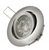 Einbauleuchte Timo / 230V / MCOB LED / 7Watt / DIMMBAR / Aluminium / Gu10 / Schwenkbar