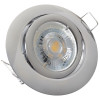 Einbauleuchte Timo / 230V / MCOB LED / 7Watt / DIMMBAR / Aluminium / Gu10 / Schwenkbar