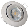 Einbauleuchte Timo / 230V / MCOB LED / 7Watt / DIMMBAR / Aluminium / Gu10 / Schwenkbar