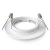 Einbaurahmen GU10 230V Chrom – schwenkbar, Ø68–75mm, für LED/Halogen Ø50mm, ohne Leuchtmittel