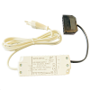 Elektronischer LED Trafo / Treiber / 15W / inkl. Zuleitung und 6-fach Verteiler für Mini AMP Stecker