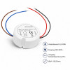 Elektronischer LED Transformator / 0.5 -> 18Watt / 230V~ auf 12V= / Rund ø x H - 55 x 23