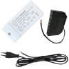 Elektronischer LED Transformator 12W mit Miniverteiler 230V Zuleitung und Schnurschalter
