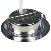 Flache IP44 LED Möbel Einbauspots New Lina 12V - 2W - Chrom - 72mm