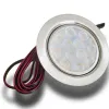 Flache LED Möbel Einbauleuchte Lina 12V - 3W - Stromkabel 1.8m - ohne Transformator
