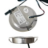 Flache LED Möbel Einbauleuchte Milena 12Volt - 3Watt - 190Lumen - Milchglas
