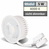 Flacher COB LED Modul Einbaustrahler Dario - 230Volt - 5Watt - ET=35mm