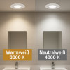 Flacher MCOB LED Einbaustrahler Tom | 230V | 5W | ET=30mm