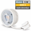 Flacher MCOB LED Einbaustrahler Tom | 230V | 5W | ET=30mm