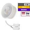 Flacher MCOB LED Einbaustrahler Tom | 230V | 5W | STEP DIMMBAR | ET=30mm
