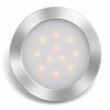 Flacher SMD LED Bodeneinbauspot 12V 0.5W für Korkböden, Laminat, Parkett, Fliesen usw. Begehbar - IP67