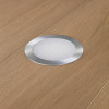 Flacher SMD LED Bodeneinbauspot 12V 0.5W für Korkböden, Laminat, Parkett, Fliesen usw. Begehbar - IP67