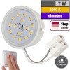 Flacher SMD LED Einbaustrahler Dario | 220Volt | 7Watt | STEP DIMMBAR | ET=32mm