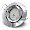 Flacher SMD LED Einbaustrahler Timo / 220Volt / 5Watt / 100% DIMMBAR / ET=32mm