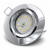 Flacher SMD LED Einbaustrahler Timo | 220Volt | 7Watt | STEP DIMMBAR | ET=32mm