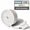 Flacher SMD LED Modul Einbaustrahler Dario - 230Volt - 5Watt - ET=35mm