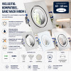 IP44 | SMD LED Einbauleuchten Marin | 9Watt | 230Volt | Quadratisch