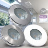 LED Bad Einbaustrahler Aqua65 12V MR16 | IP65 | 3W 250lm | Mit LED Trafo