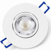 LED Einbauleuchte - 230V - 4.5W - 450Lumen - Weiss - Ø=90x25mm