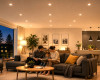 LED Einbauleuchte - 230V - 4.5W - Silber - Step dimmbar - Ø=90x25mm
