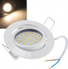 LED-Einbauleuchte „Flatty“ schwenkbar – 5W, 230V, flach (32 mm)