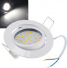 LED-Einbauleuchte „Flatty“ schwenkbar – 5W, 230V, flach (32 mm)