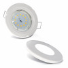 LED Einbaustrahler Aqua65 / 230V / 3W / ET = 35mm / IP65 / Milchglas
