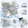 LED Einbaustrahler Marin / 230V / 5W / STEP DIMMBAR / ET = 32mm / IP44